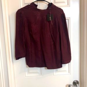 Maroon Blouse